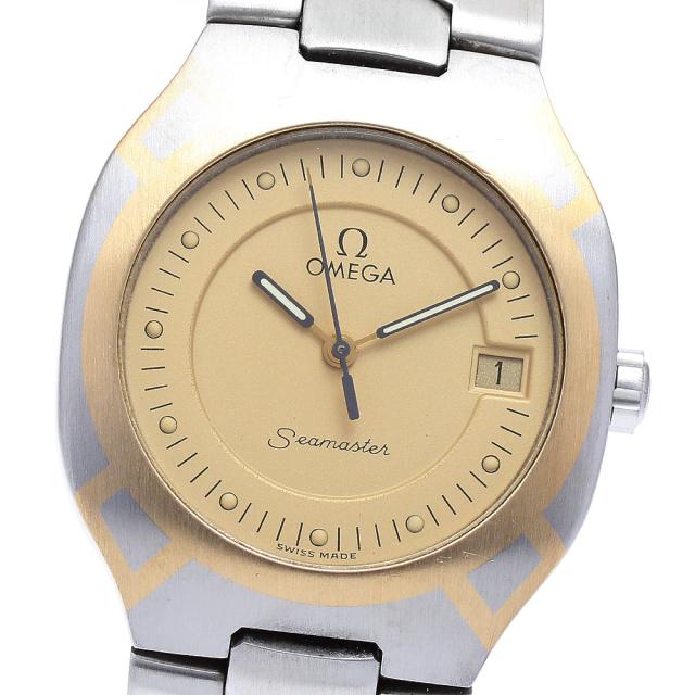 オメガ OMEGA シーマスター ポラリス デイト クォーツ メンズ _888880