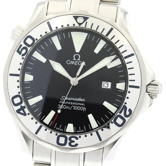 訳あり オメガ OMEGA 2264.50 シーマスター300 デイト クォーツ メンズ _895192