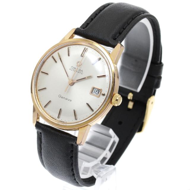 【ジャンク】OMEGA Geneve　オメガ ジュネーブ　デイト 自動巻き OMEGA オメガ ジュネーブ デイト 自動巻き メンズ 腕時計 シルバー