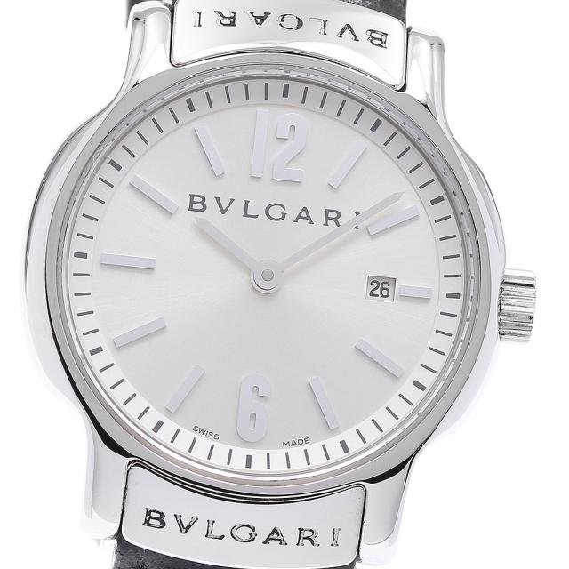 BVLGARI ST29S ソロテンポデイト クォーツ (箱・保証書付) ブルガリ BVLGARI ST29S ソロテンポ デイト クォーツ レディース 美品