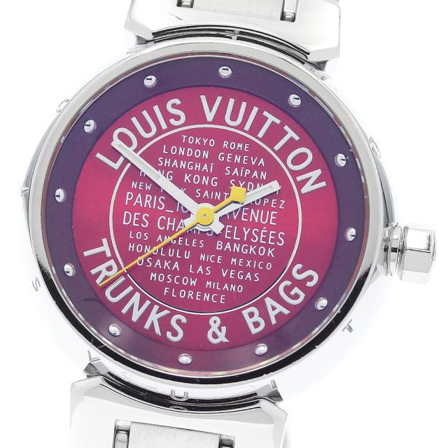 ルイ・ヴィトン LOUIS VUITTON Q121N タンブール TRUNKS&amp;BAGS クォーツ レディース _891615
