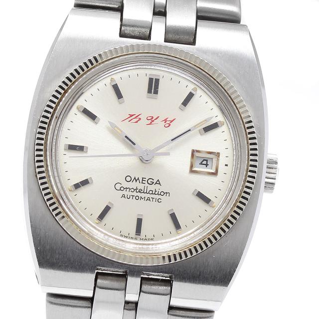 オメガ OMEGA 568.014/768.803 コンステレーション Cal.682 デイト WGベゼル 金日成モデル 自動巻き レディース _896009