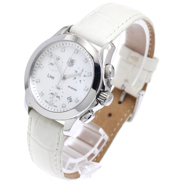 タグホイヤー TAG HEUER CJF1312/FC6189 リンク クロノグラフ デイト 12P クォーツ レディース 保証書付き_894800_1