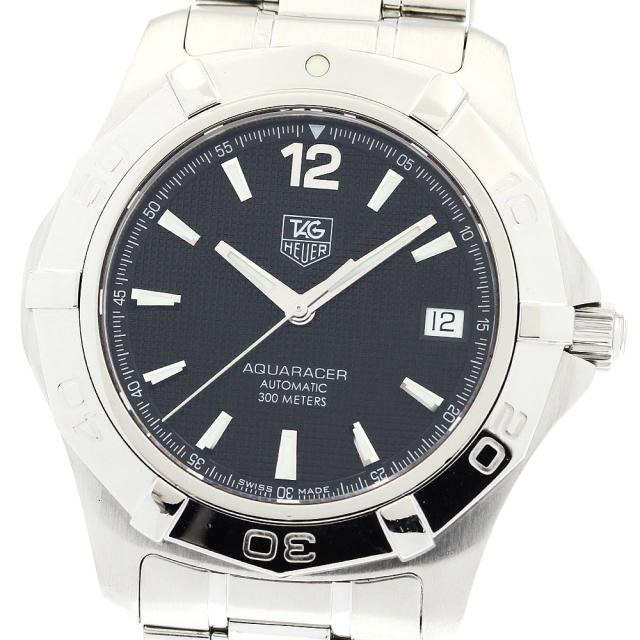 稼働品 TAG HEUER タグホイヤー アクアレーサー WAF2110 自動巻 美品 自動巻 TAG HEUER タグホイヤー アクアレーサー WAF2110