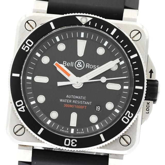 ベル＆ロス Bell＆Ross BR03-92-D-BL-ST BR03-92 ダイバー デイト 自動