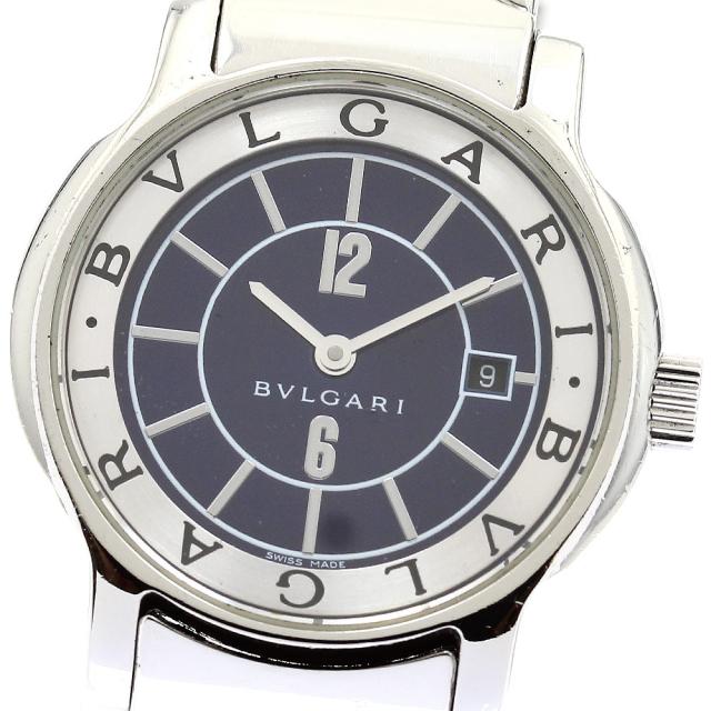 ブルガリ BVLGARI ST29S ソロテンポ デイト クォーツ レディース _888276