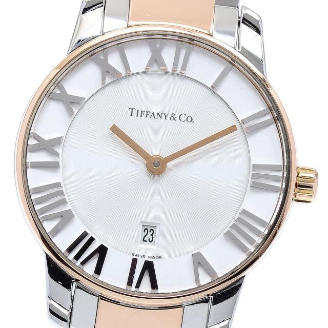 ティファニー TIFFANY&amp;Co. Z1830.11.13A21A00A アトラス ドーム デイト クォーツ レディース _893957