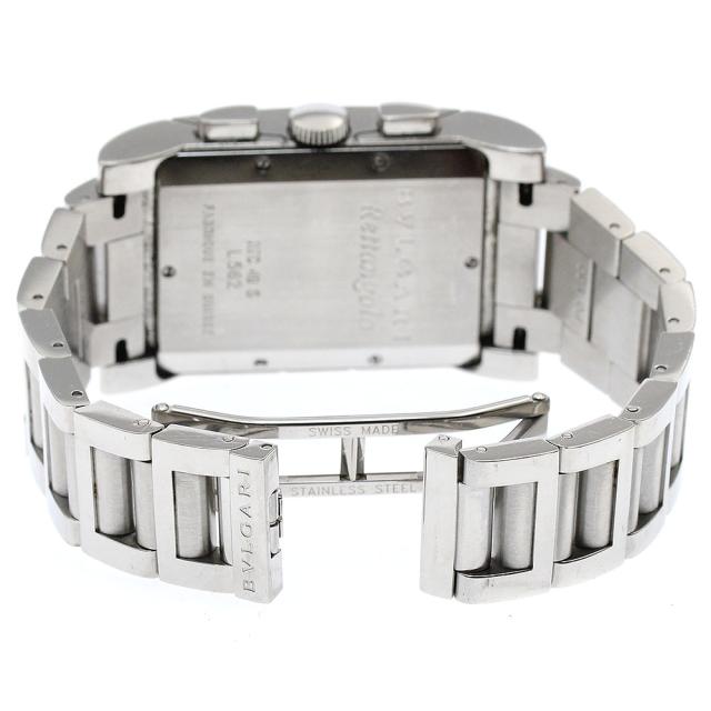 ブルガリ BVLGARI RTC49S レッタンゴロ デイト クロノグラフ クォーツ