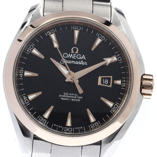 オメガ OMEGA 231.20.34.20.01.003 シーマスター アクアテラ コーアクシャル 自動巻き レディース 保証書付き_888087