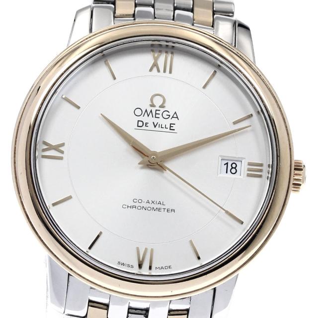 オメガ OMEGA 424.20.37.20.02.001 デビル プレステージ コーアクシャル クロノメーター 自動巻き メンズ 保証書付き_896882