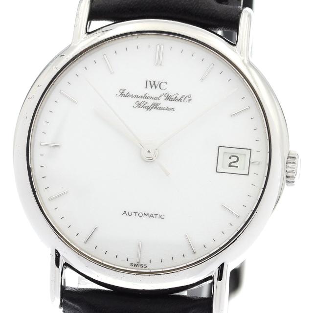 訳あり IWC IWC SCHAFFHAUSEN IW351324 ポートフィノ デイト 自動巻き メンズ _893660