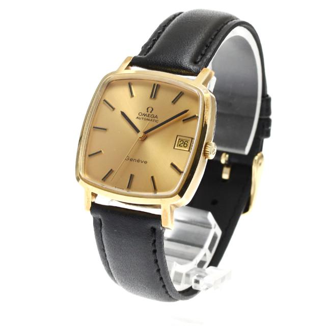 オメガ OMEGA MD162.0080 ジュネーブ デイト Cal.1012 スクエア 自動