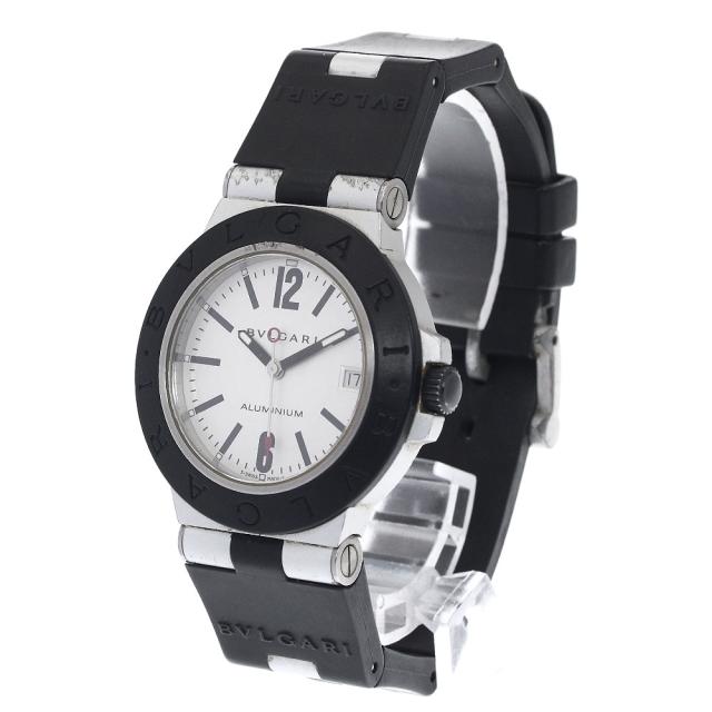 ベルト訳あり ブルガリ BVLGARI AL38TA アルミニウム デイト