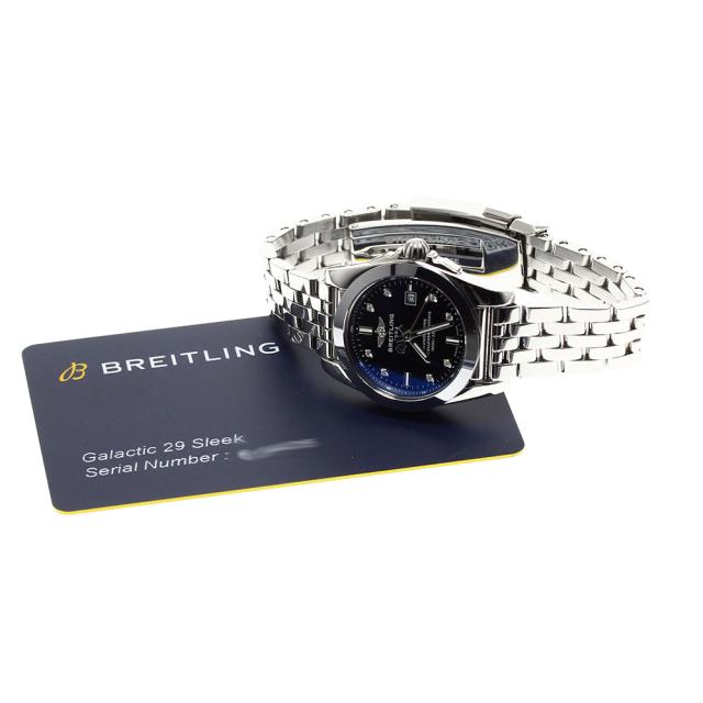 ブライトリング BREITLING W72348 ギャラクティック29 スリーク 8Pダイヤ クォーツ レディース 保証書付き_896397 ブライトリング（BREITLING） BREITLING W72348 ギャラクティック29 8P