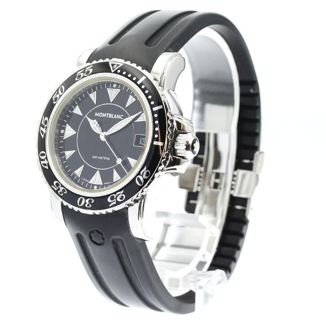 MONTBLANC モンブラン　7037　マイスターシュテュックデイト　クオーツ Montblanc Meisterstuck Sport Collection 7037 Rubber Band