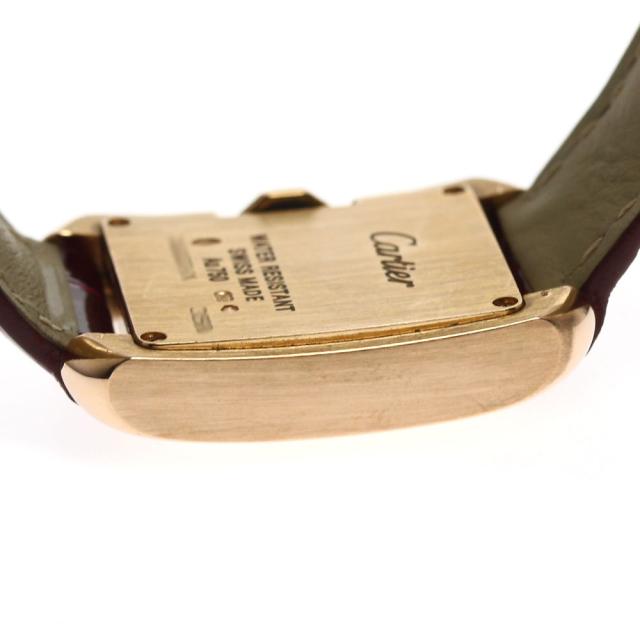 カルティエ CARTIER WJTA0007 タンク アングレーズ SM K18PG 11Pダイヤ  