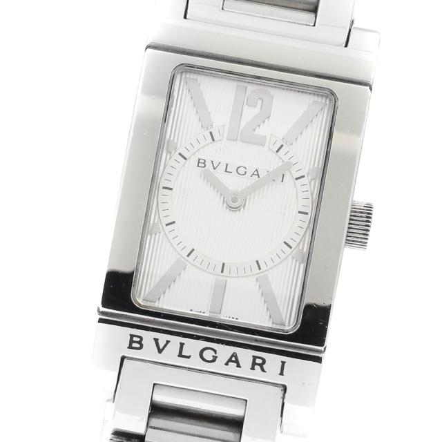 ブルガリ BVLGARI RT39S レッタンゴロ クォーツ レディース _896989の