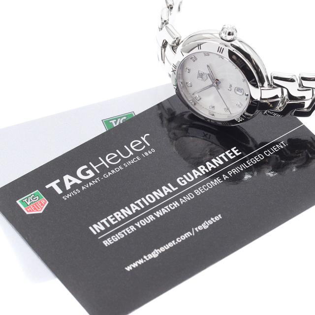 タグホイヤー TAG HEUER WAT1411.FC6316 リンク 11Pダイヤモンド デイト クォーツ レディース 美品 保証書付き_902252_1