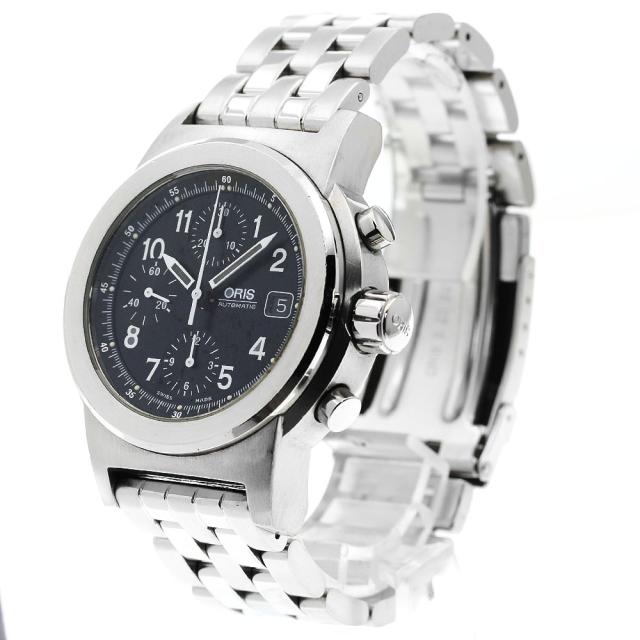 オリス ORIS 7511 ビッグクラウン クロノグラフ 自動巻き メンズ  
