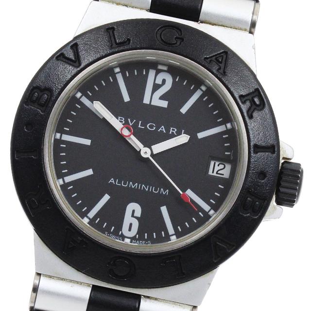 ブルガリ BVLGARI AL32TA アルミニウム デイト クォーツ ボーイズ