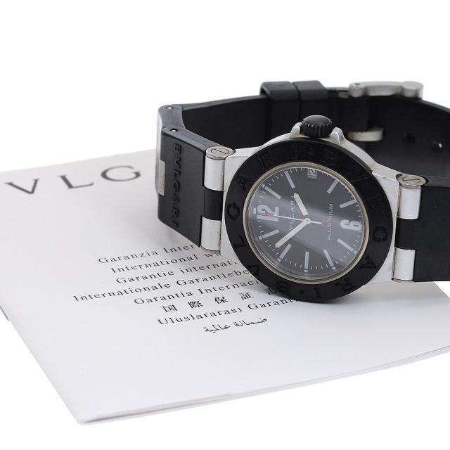 ブルガリ BVLGARI AL32TA アルミニウム デイト クォーツ ボーイズ