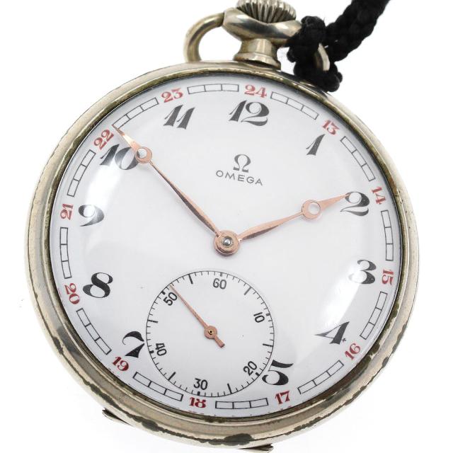 OMEGA オメガ 懐中時計 純正チェーン シルバー ヴィンテージ アンティーク OMEGA オメガ 懐中時計 純正チェーン シルバー ヴィンテージ
