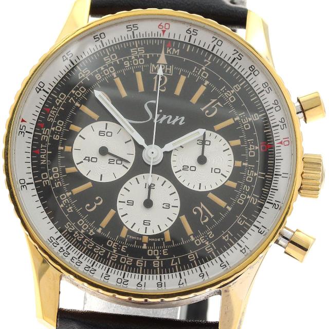 ジン Sinn 903.PL.GL.24h ナビゲーション レマニア cal.1877 クロノグラフ 手巻き メンズ _900356 246,510円