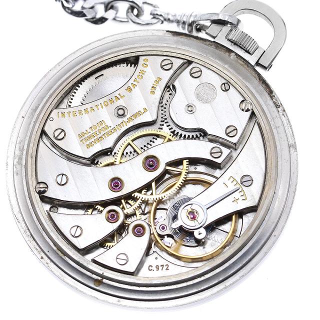 IWC IWC SCHAFFHAUSEN 懐中時計 Cal.972 手巻き メンズ _897393 