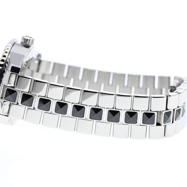 訳あり ディオール Dior CD112116 クリスタル ダイヤベゼル クォーツ  