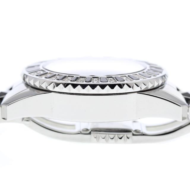 訳あり ディオール Dior CD112116 クリスタル ダイヤベゼル クォーツ  