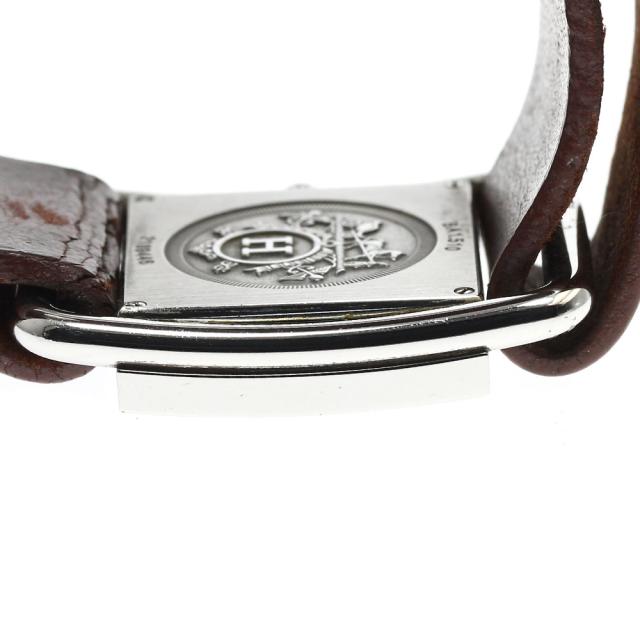 ベルト訳あり エルメス HERMES BA1.510 バレニア デイト クォーツ  