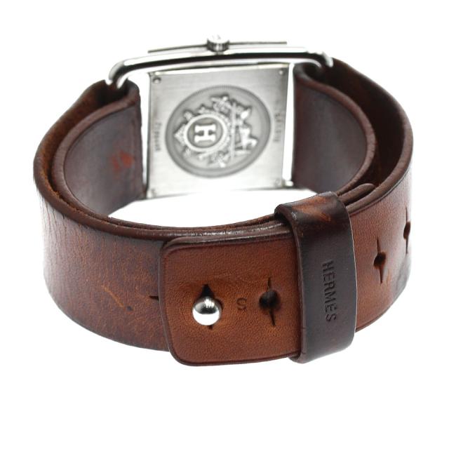 ベルト訳あり エルメス HERMES BA1.510 バレニア デイト クォーツ  