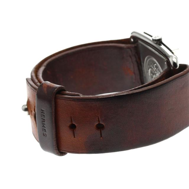 ベルト訳あり エルメス HERMES BA1.510 バレニア デイト クォーツ