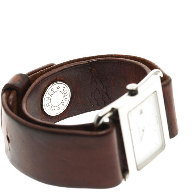 ベルト訳あり エルメス HERMES BA1.510 バレニア デイト クォーツ  