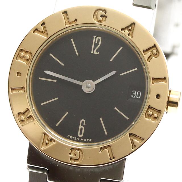 ブルガリ BVLGARI BB23SGD ブルガリブルガリ デイト クォーツ レディース 良品 _891797