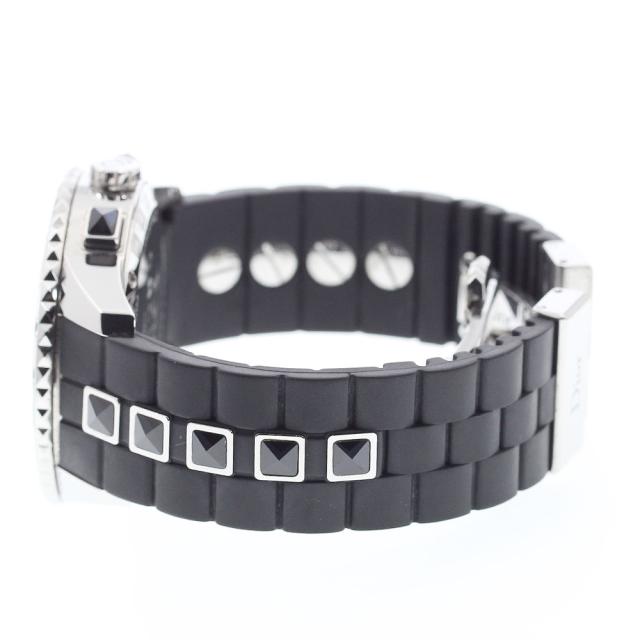 ディオール Dior CD11431E クリスタル 14P ダイヤベゼル クロノグラフ  