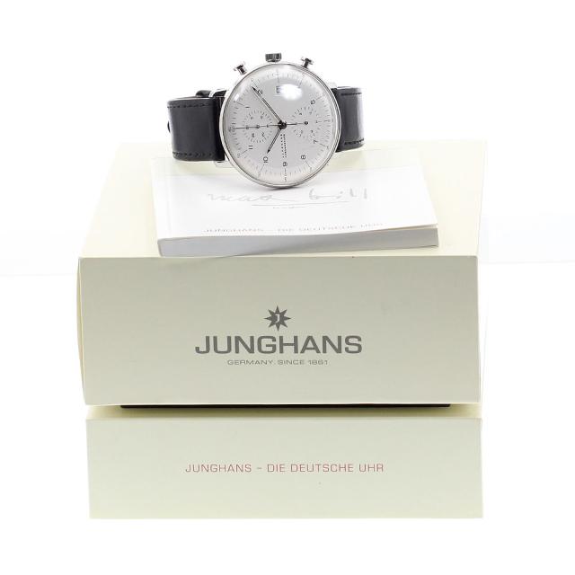 ユンハンス JUNGHANS 027/4800.00 マックスビル クロノスコープ デイト
