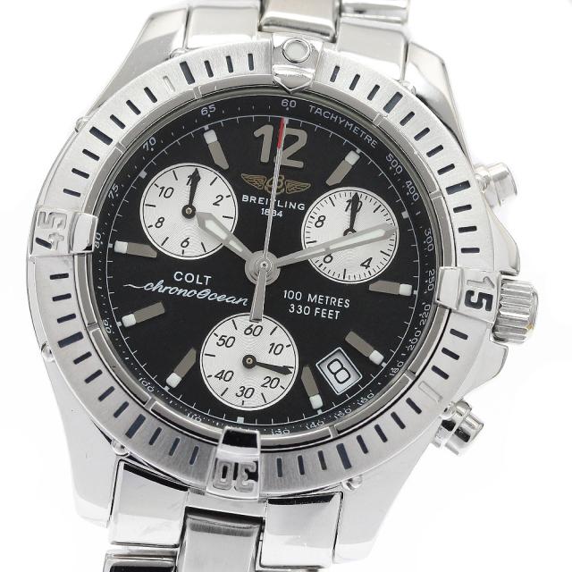 ブライトリング BREITLING A53050 コルト クロノオーシャン デイト クォーツ メンズ 保証書付き_891730