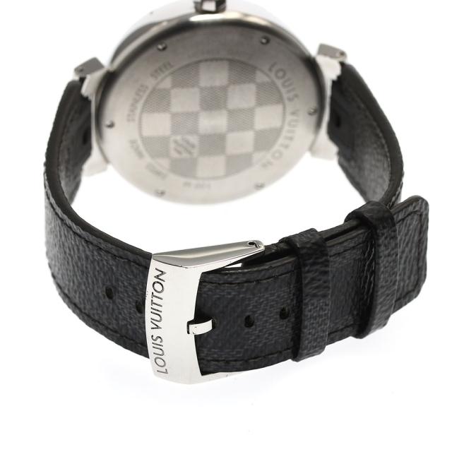 ルイ・ヴィトン LOUIS VUITTON QA073 タンブール ダミエグラフィット クォーツ メンズ _901378 ルイ・ヴィトン LOUIS VUITTON QA073 タンブール ダミエグラフィット