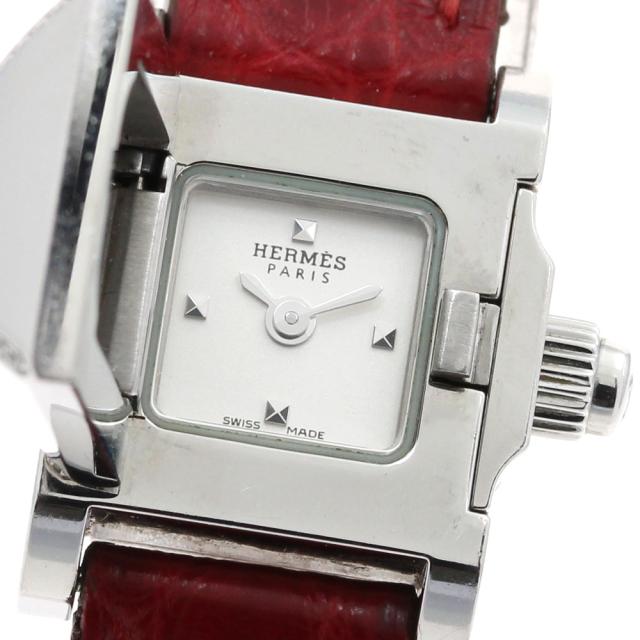 エルメス HERMES ME2.131 ミニメドール ダイヤモンド クォーツ レディース 内箱・保証書付き_904925