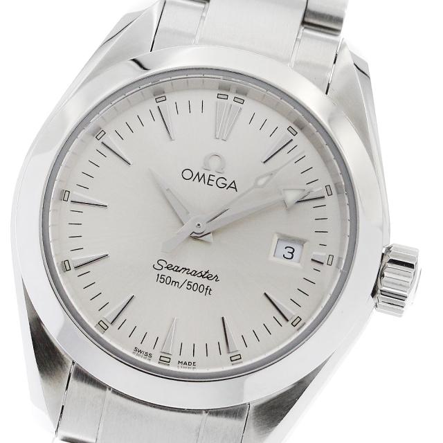 オメガ OMEGA 2577.30 シーマスター アクアテラ デイト クォーツ レディース 良品 _894413