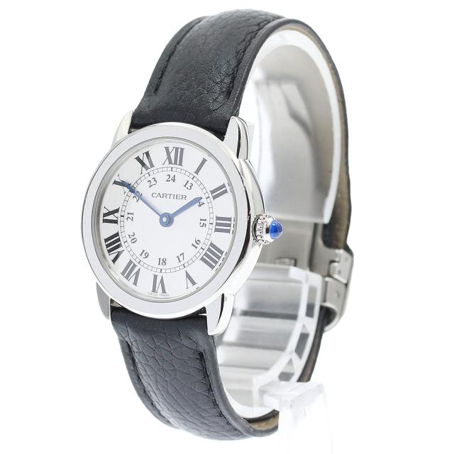 カルティエ CARTIER WSRN0019 ロンドソロSM クォーツ レディース 良品  