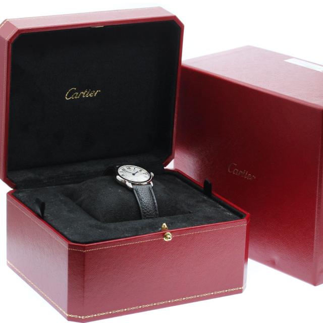 カルティエ CARTIER WSRN0019 ロンドソロSM クォーツ レディース 良品  