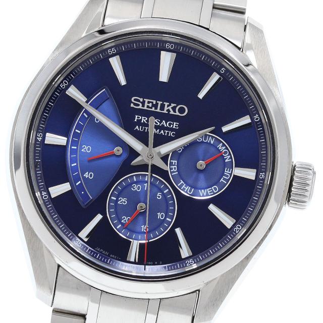 セイコー SEIKO 6R21-01E0/SARW037 プレサージュ 武藤嘉紀コラボ パワーリザーブ 自動巻き メンズ _897454
