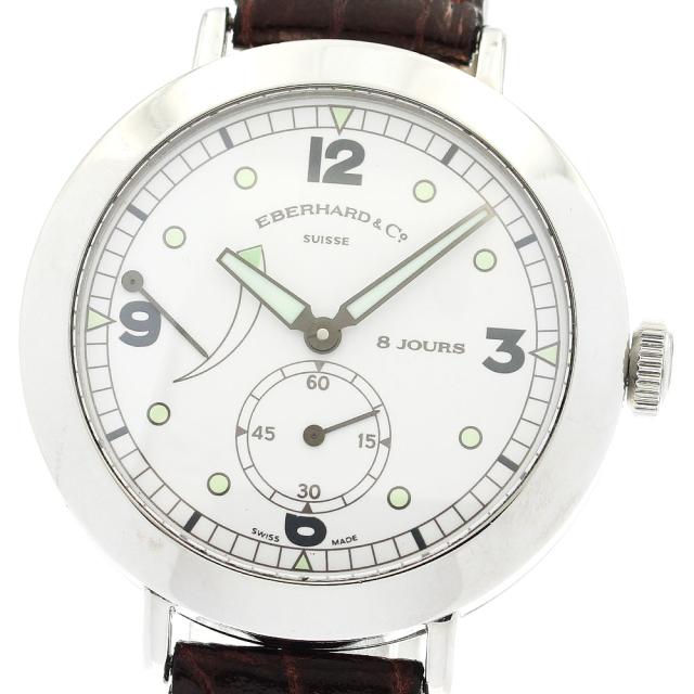 エベラール EBERHARD 21022 8 JOURS POSTILLON スモールセコンド 8デイズパワーリザーブ 手巻き メンズ _903340