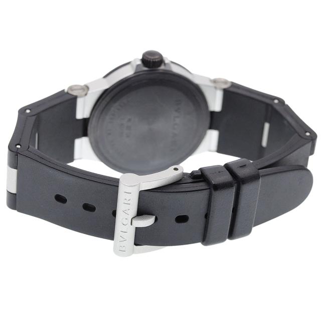 ブルガリ BVLGARI AL32TA アルミニウム デイト クォーツ ボーイズ 良品