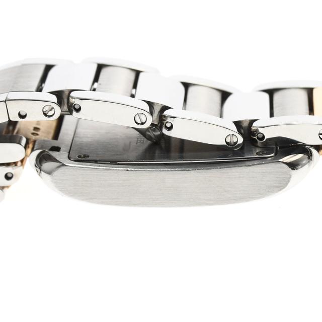 カルティエ CARTIER W5310043 タンクアングレーズMM コンビ クォーツ  