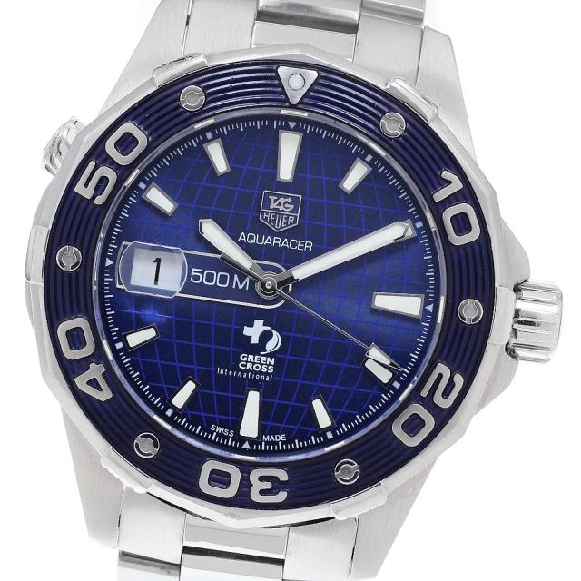 タグホイヤー TAG HEUER WAJ2116 アクアレーサー ディカプリオ 世界1600本限定 自動巻き メンズ 良品 _905940