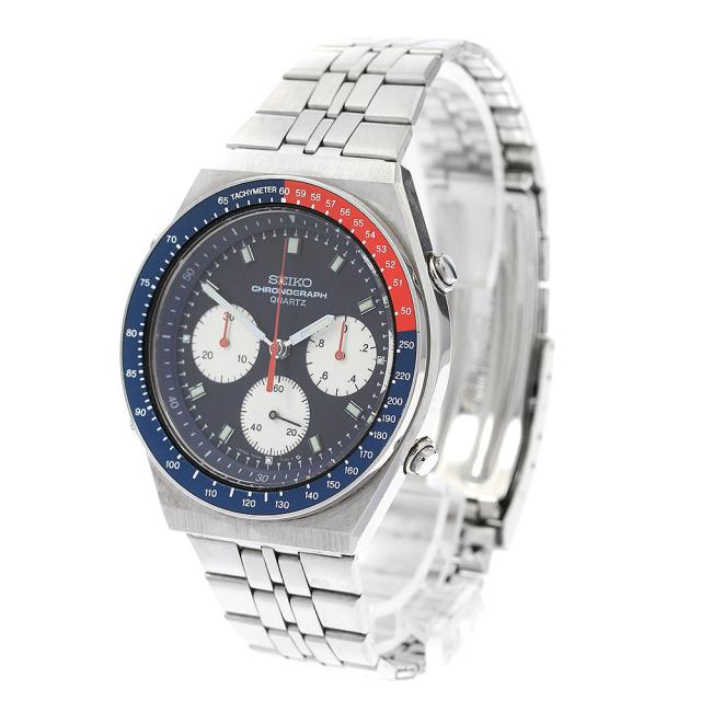 訳あり セイコー SEIKO 7A28-7100/ スピードマスター ペプシベゼル クォーツ メンズ 保証書付き_900525_2