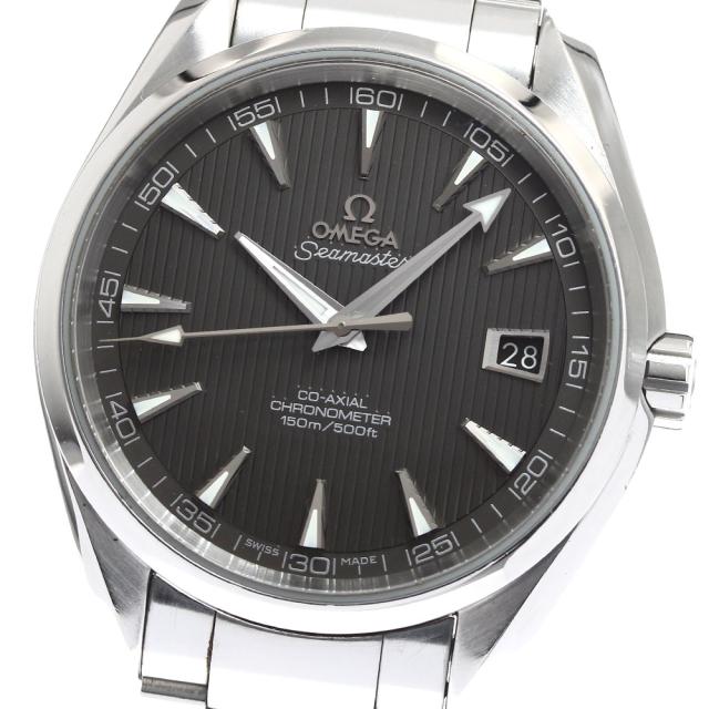 オメガ OMEGA 231.10.42.21.06.001 シーマスター アクアテラ 150M デイト 自動巻き メンズ 保証書付き_901887 236,390円